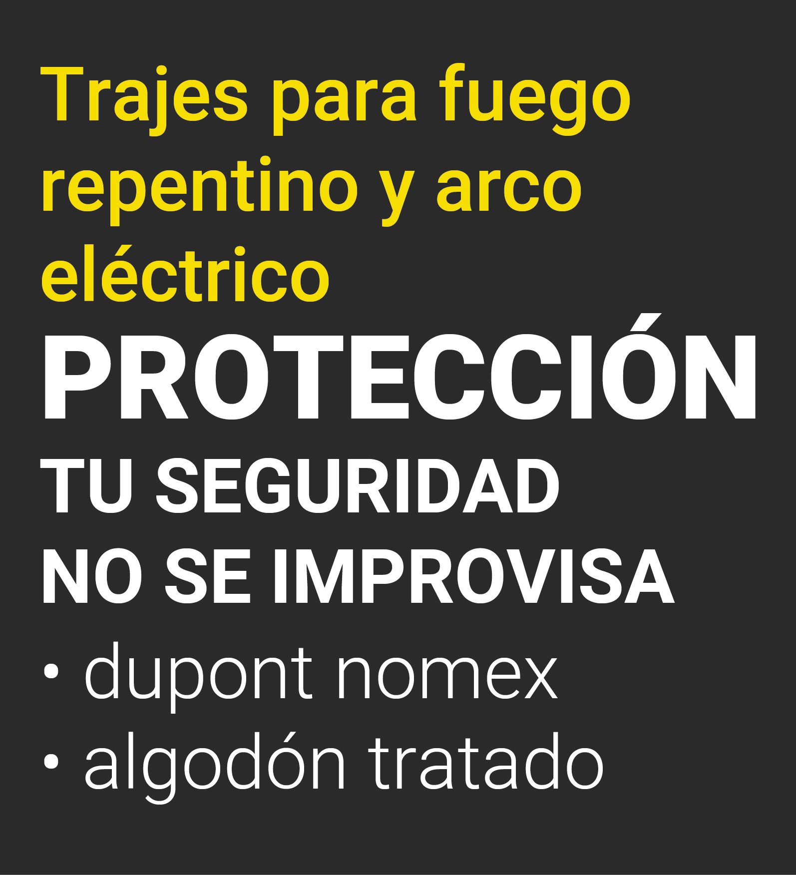 Trajes para fuego